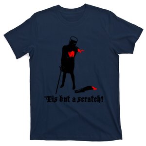 Tis But A Scratch Monty Python Holy Grail Vinyl T-Shirt