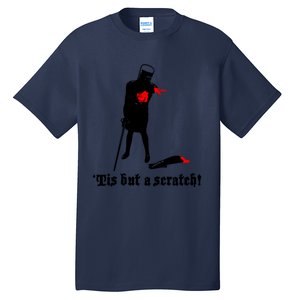 Tis But A Scratch Monty Python Holy Grail Vinyl Tall T-Shirt