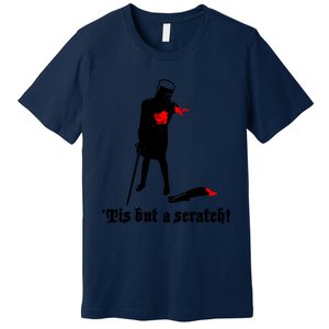 Tis But A Scratch Monty Python Holy Grail Vinyl Premium T-Shirt