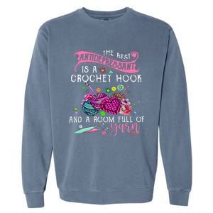 The Best Antidepressant Is A Crochet Hook Garment-Dyed Sweatshirt