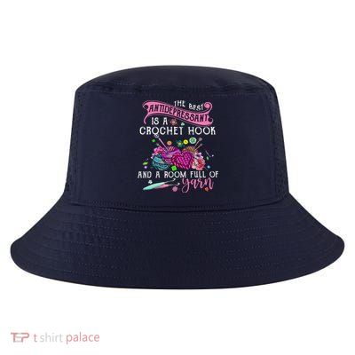 The Best Antidepressant Is A Crochet Hook Cool Comfort Performance Bucket Hat