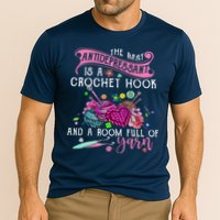 The Best Antidepressant Is A Crochet Hook Cooling Performance Crew T-Shirt