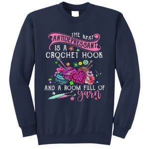 The Best Antidepressant Is A Crochet Hook Sweatshirt