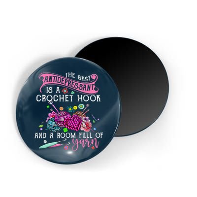 The Best Antidepressant Is A Crochet Hook Magnet