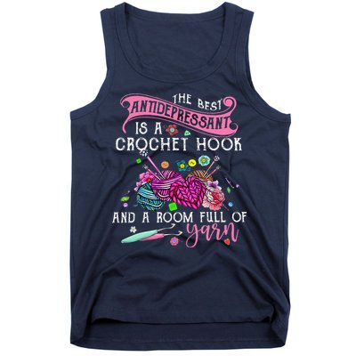 The Best Antidepressant Is A Crochet Hook Tank Top
