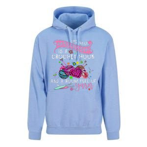 The Best Antidepressant Is A Crochet Hook Unisex Surf Hoodie