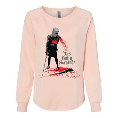 Tis But A Scratch Womens California Wash Sweatshirt