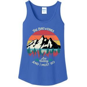 The Breweries Are Calling And I Must Go Beer Meaningful Gift Ladies Essential Tank