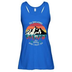 The Breweries Are Calling And I Must Go Beer Meaningful Gift Ladies Essential Flowy Tank