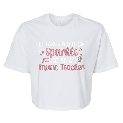 To Be A Music Teacher Music Teaching Gift Bella+Canvas Jersey Crop Tee