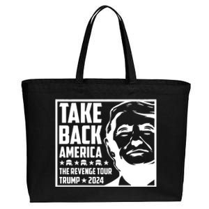 Take Back America Trump Republican Trump 2024 Cotton Canvas Jumbo Tote