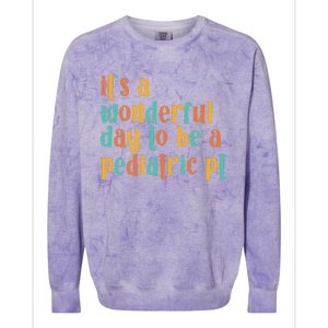 To Be A Pediatric PT Pediatric Physical Therapy Colorblast Crewneck Sweatshirt