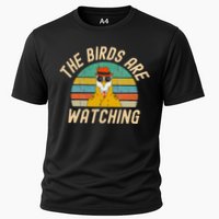 The Birds Are Watching Wake Up America Cooling Performance Crew T-Shirt