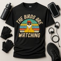 The Birds Are Watching Wake Up America Cooling Performance Crew T-Shirt