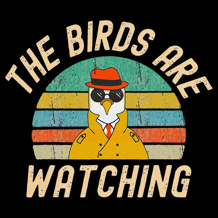 The Birds Are Watching Wake Up America Cooling Performance Crew T-Shirt