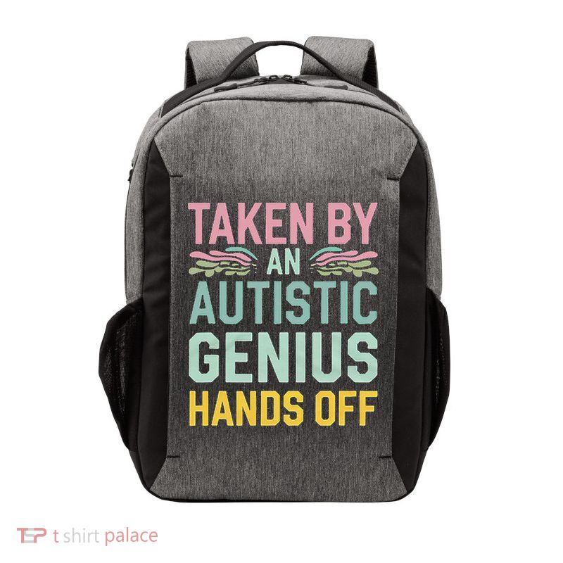 Taken By An Autistic Genius Hands Off Vector Backpack