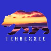 Tennessee Bear And Great Smoky Mountains Park Image Souvenir Gift Womens Tank Top
