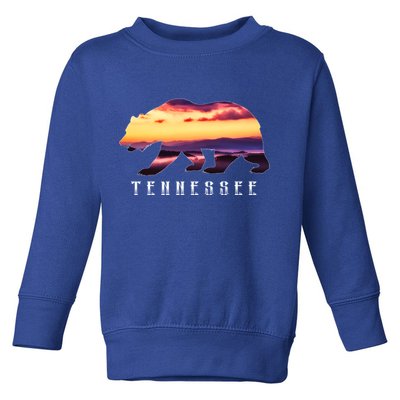 Tennessee Bear And Great Smoky Mountains Park Image Souvenir Gift Toddler Sweatshirt