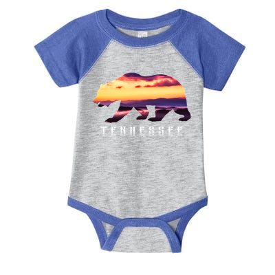 Tennessee Bear And Great Smoky Mountains Park Image Souvenir Gift Infant Baby Jersey Bodysuit