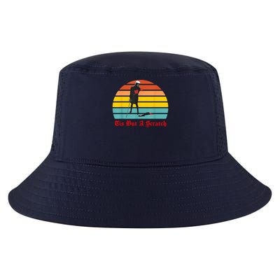 Tis But A Scratch Knight Lover Retro Cool Comfort Performance Bucket Hat