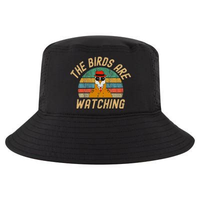 The Birds Are Watching Wake Up America Cool Comfort Performance Bucket Hat