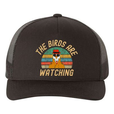 The Birds Are Watching Wake Up America Yupoong Adult 5-Panel Trucker Hat