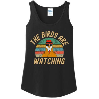 The Birds Are Watching Wake Up America Ladies Essential Tank