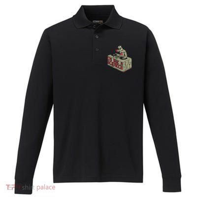 Tis But A Scratch Monty Dj Music Festival Lover Concert Performance Long Sleeve Polo