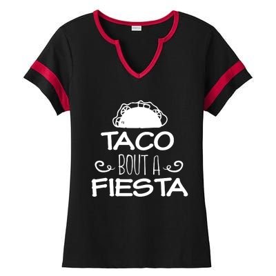 Taco Bout A Fiesta Ladies Halftime Notch Neck Tee