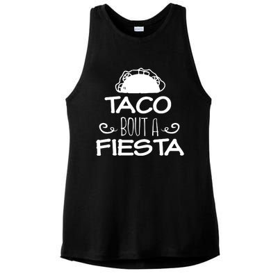 Taco Bout A Fiesta Ladies PosiCharge Tri-Blend Wicking Tank