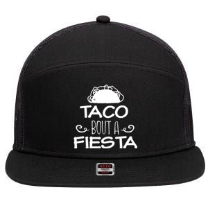 Taco Bout A Fiesta 7 Panel Mesh Trucker Snapback Hat