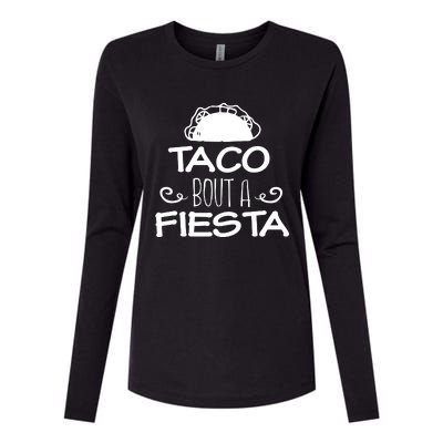 Taco Bout A Fiesta Womens Cotton Relaxed Long Sleeve T-Shirt