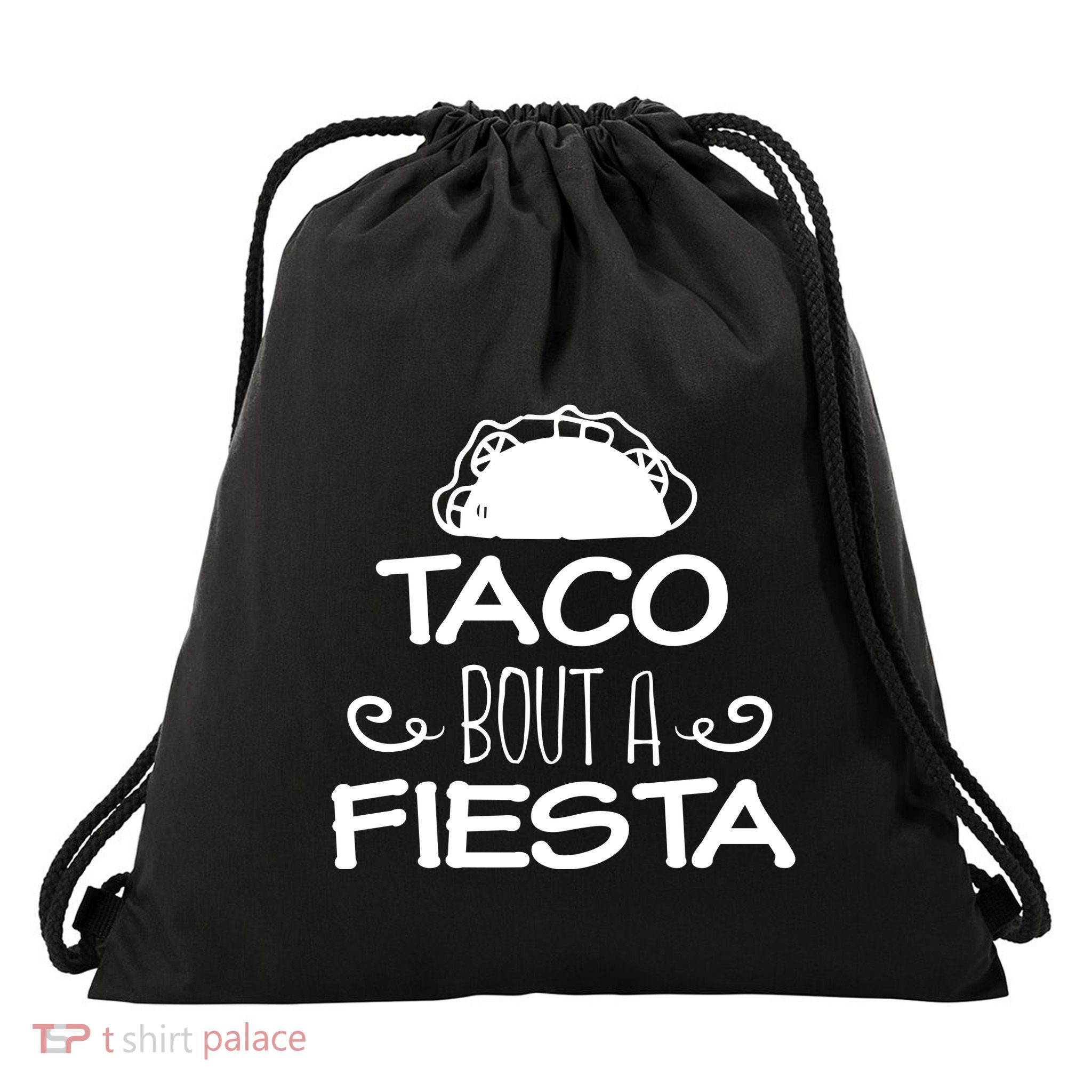 Taco Bout A Fiesta Drawstring Bag