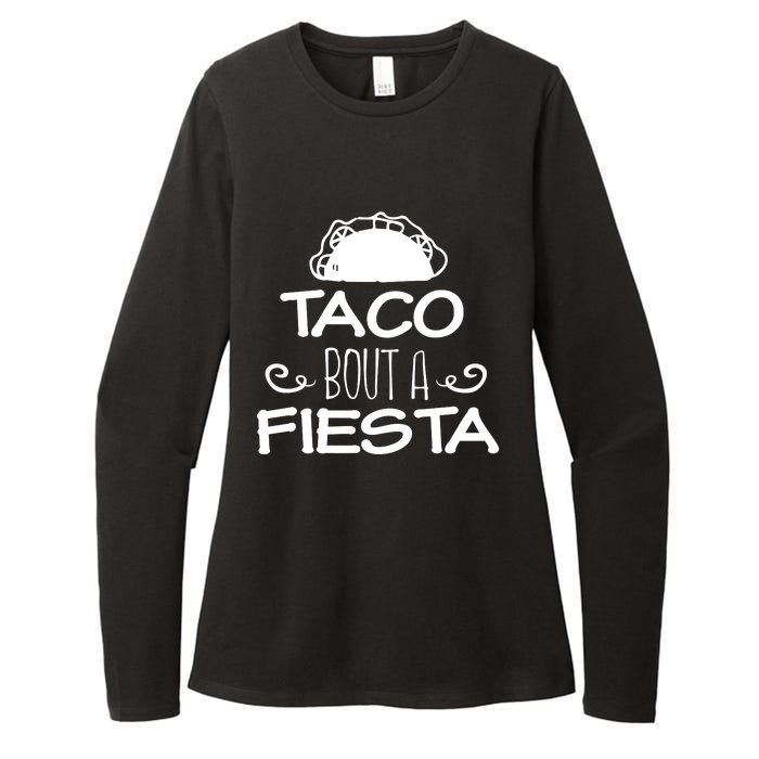 Taco Bout A Fiesta Womens CVC Long Sleeve Shirt