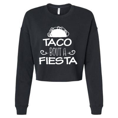 Taco Bout A Fiesta Cropped Pullover Crew