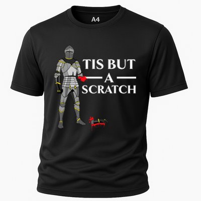 Tis But A Scratch Knight Lover Knighthood Warrior Cooling Performance Crew T-Shirt