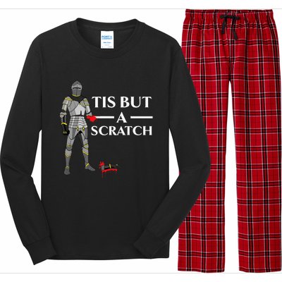 Tis But A Scratch Knight Lover Knighthood Warrior Long Sleeve Pajama Set