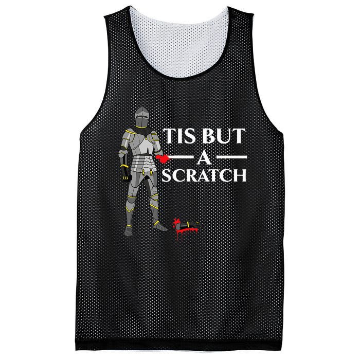 Tis But A Scratch Knight Lover Knighthood Warrior Mesh Reversible Basketball Jersey Tank