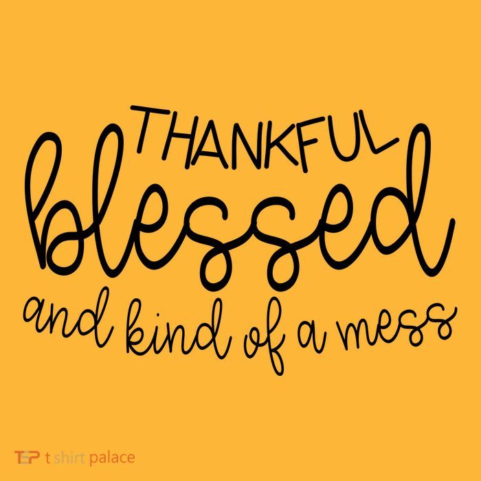Thankful Blessed And Kind Of A Mess Funny Premium T-Shirt