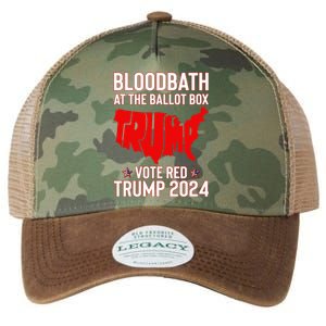 Trump Bloodbath At The Ballot Box 2024 Legacy Tie Dye Trucker Hat