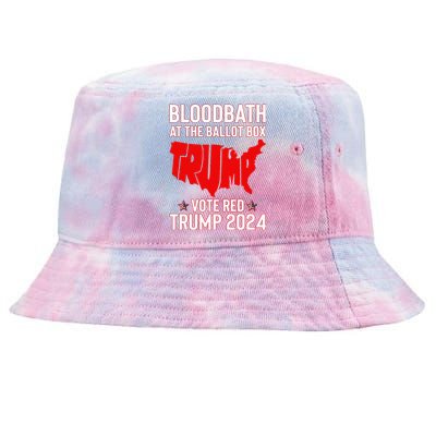 Trump Bloodbath At The Ballot Box 2024 Tie-Dyed Bucket Hat