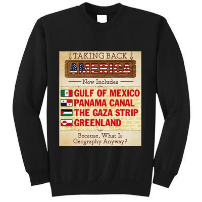 Taking Back America Meme Geography Fail Funny Gulf Of Mexico Sweatshirt
