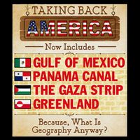 Taking Back America Meme Geography Fail Funny Gulf Of Mexico Impact Tech Backpack