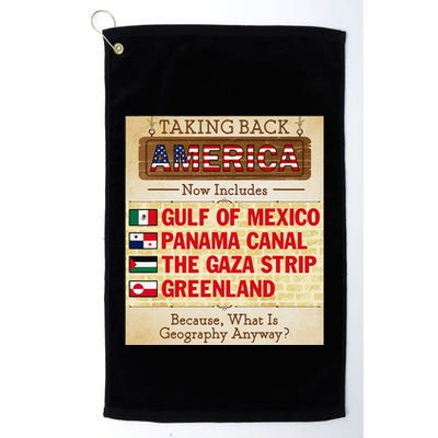 Taking Back America Meme Geography Fail Funny Gulf Of Mexico Golf Towel