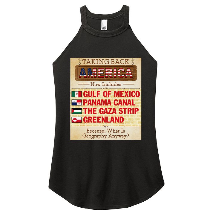 Taking Back America Meme Geography Fail Funny Gulf Of Mexico Women's Perfect Tri Rocker Tank