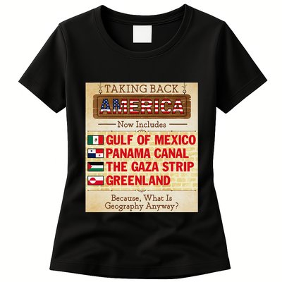 Taking Back America Meme Geography Fail Funny Gulf Of Mexico Womens T-Shirt