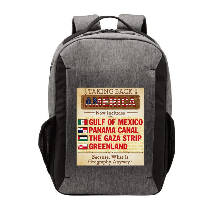 Taking Back America Meme Geography Fail Funny Gulf Of Mexico Vector Backpack
