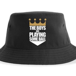 The Boy Are Playing Some Ball Sustainable Bucket Hat