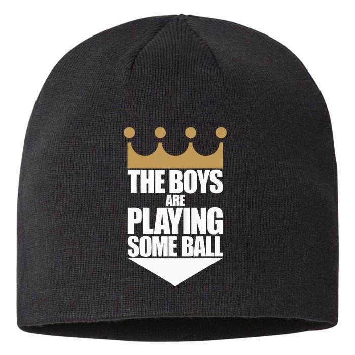 The Boy Are Playing Some Ball Sustainable Beanie