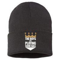 The Boy Are Playing Some Ball Sustainable Knit Beanie